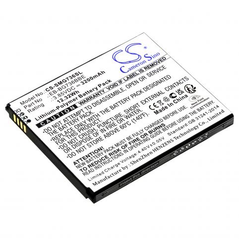 Batterie pour telephone samsung eb bg736bbe galaxy xcover 6 pro