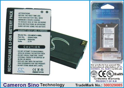 Batteria telefono motorola nextel c155