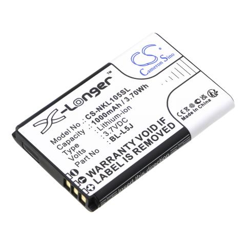 Battery  nokia bl l5j