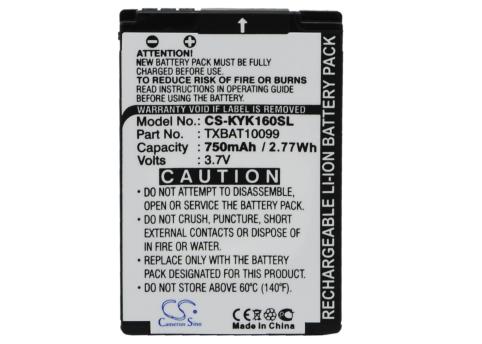 Battery mobile qualcomm kyocera xcursionkx160