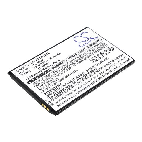 Battery for phone archos oxygen 63