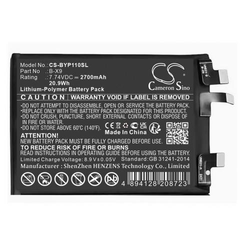 Batteria telefono vivo iqoo 11 pro