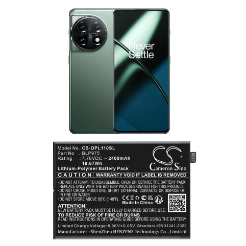 Batterie telephone oneplus oneplus 11