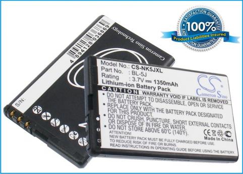 Battery for 1350 mah