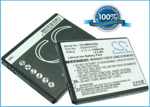 Batterie pour telephone samsung refc eb494353vu