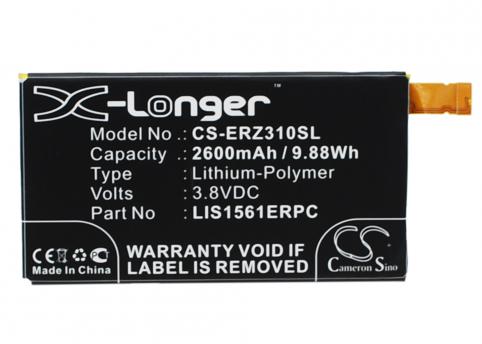 Batterie telephone sony ericsson e5303
