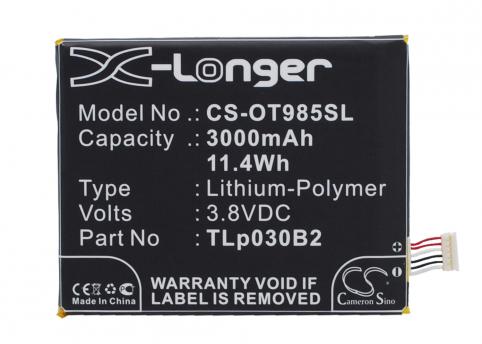 Batterie  alcatel tlp030b1