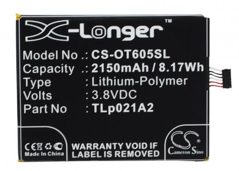 Batterij  alcatel tlp021a2