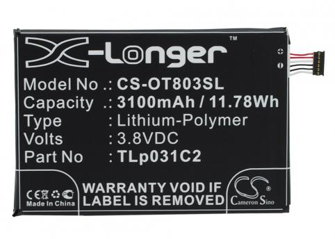 Batterij telefoon alcatel m812