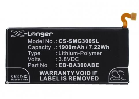 Batterie pour telephone samsung sm a300fu
