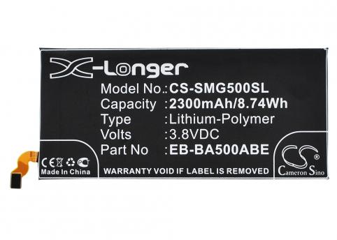 Battery for phone samsung galaxy a5