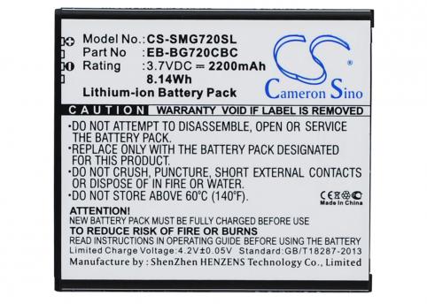 Battery  samsung eb bg720cbc