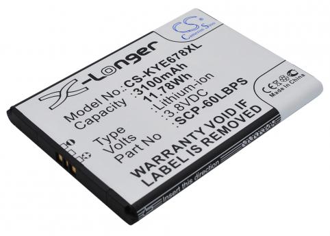 Batterie  qualcomm kyocera scp 60lbps