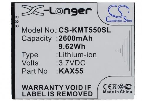Battery  kazam kax55