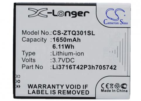 Batterie  a+world li3716t42p3h705742