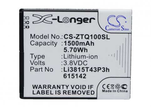 Batterie pour telephone zte blade q mini