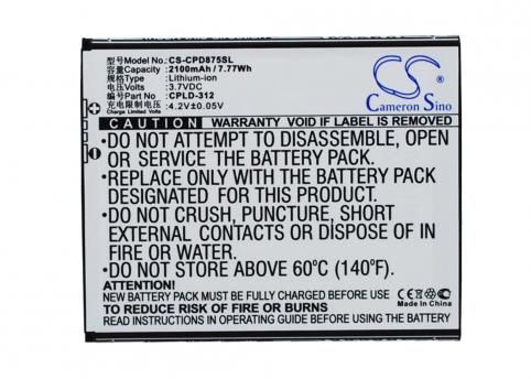 Batterie telephone coolpad 7296