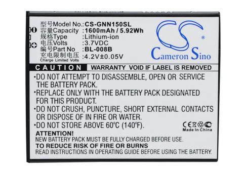 Battery mobile gionee gn150
