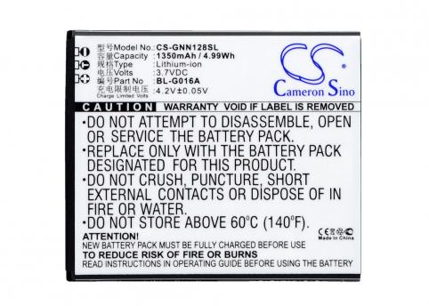 Battery mobile gionee gn128