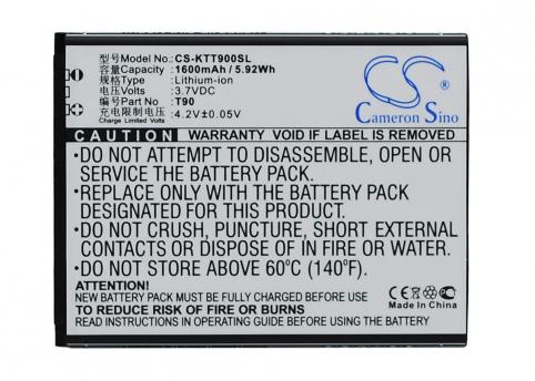 Battery mobile k touch t90
