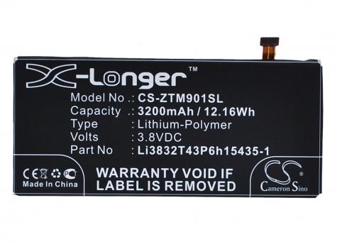 Batterie  zte li3832t43p6h15435 1