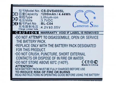 Batterij telefoon doov isuper s1