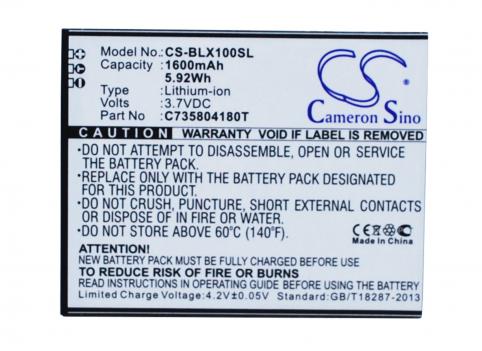 Battery  blu c735804180t