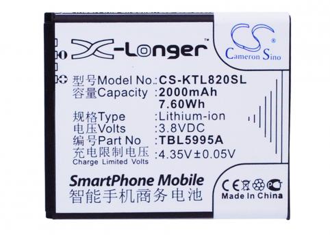 Battery mobile k touch l820