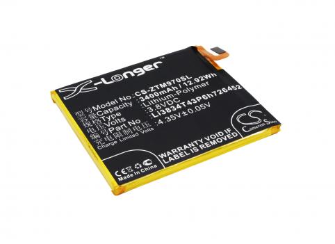 Battery mobile zte zmax