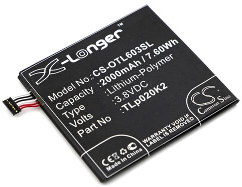 Batterie pour telephone alcatel tlp020k2 one touch idol 3 4.7