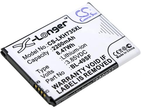Battery  lg bl 49sf