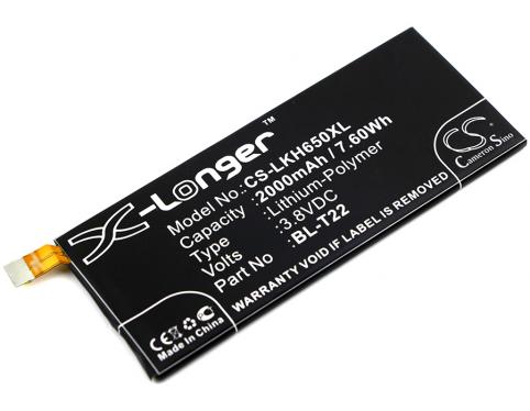 Battery  lg bl t22