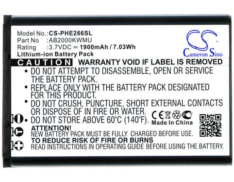Batterie  philips ab2000kwmu