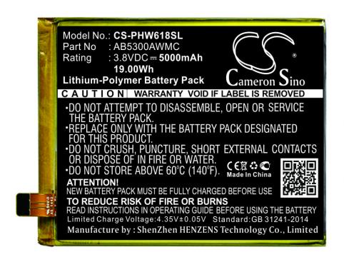 Batterij  philips ab5300awmc