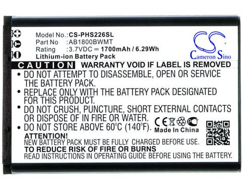 Batterie  philips ab1800bwmt
