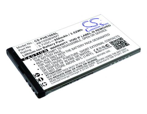 Batterie  philips ab1000bwmt