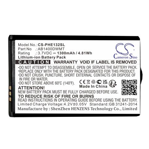 Battery  philips ab1400dwmt