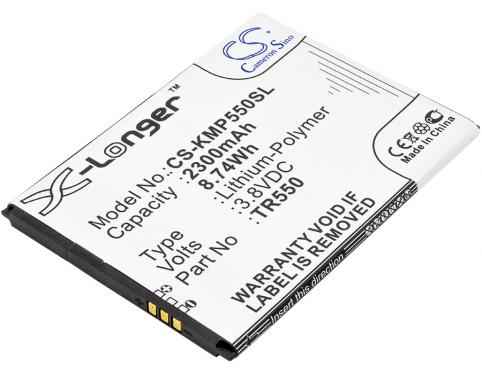 Battery mobile kazam trooper 550