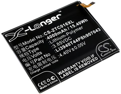 Batterie  zte li3940t44p8h907043