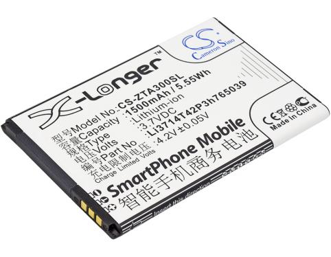 Batterie  zte li3714t42p3h765039