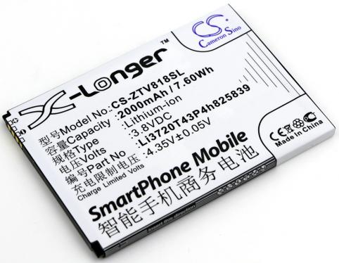 Batterie  orange li3720t43p4h825839