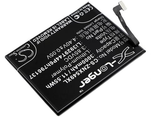Batterie  zte li3929t44p6h796137