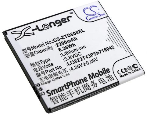 Batterie telephone zte blade d6