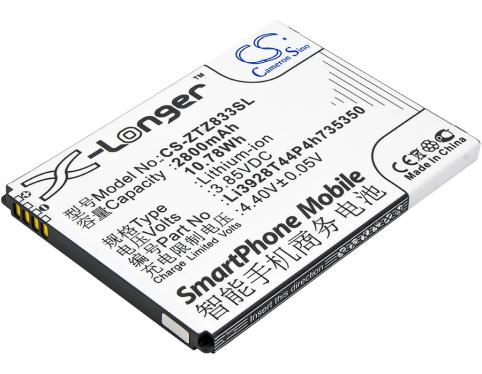 Battery mobile zte z833