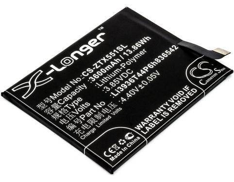 Battery mobile zte nx551j