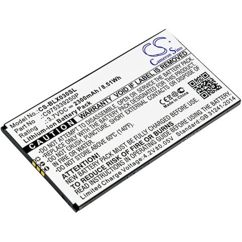 Batteria telefono blu d0030uu