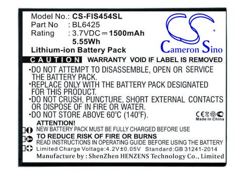 Batterie  fly bl6425
