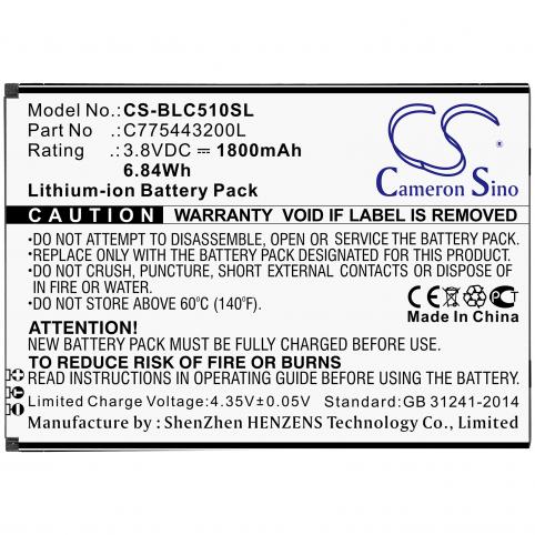 Batterie  blu c775443200l