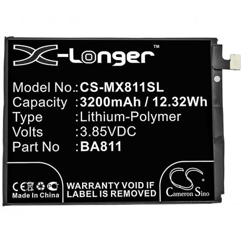 Battery mobile meilan 6t