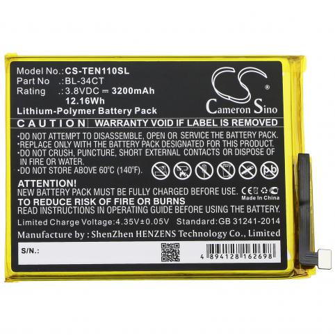 Batterie  tecno bl 34ct